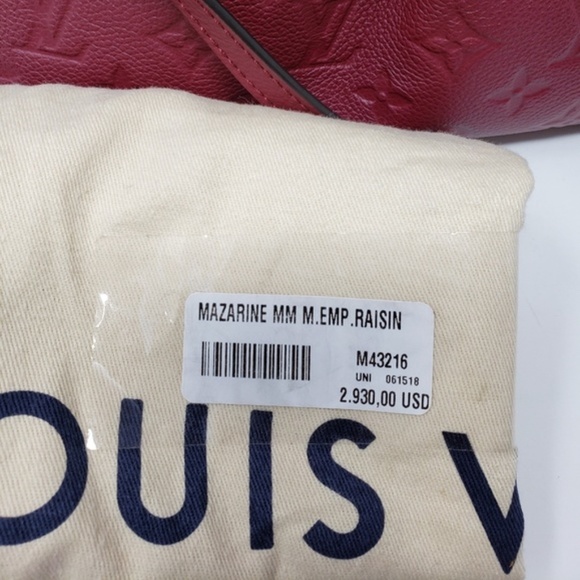 100% Auth Louis Vuitton Mazarine MM $2,930 - Picture 8 of 8